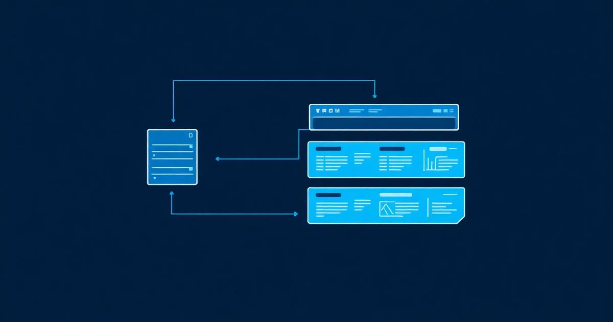 Blue diagram of trading platform order routing and interface layers